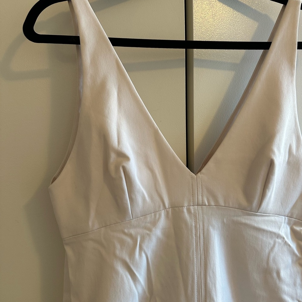 Scanlan Theodore Cream Italian Cotton Dress